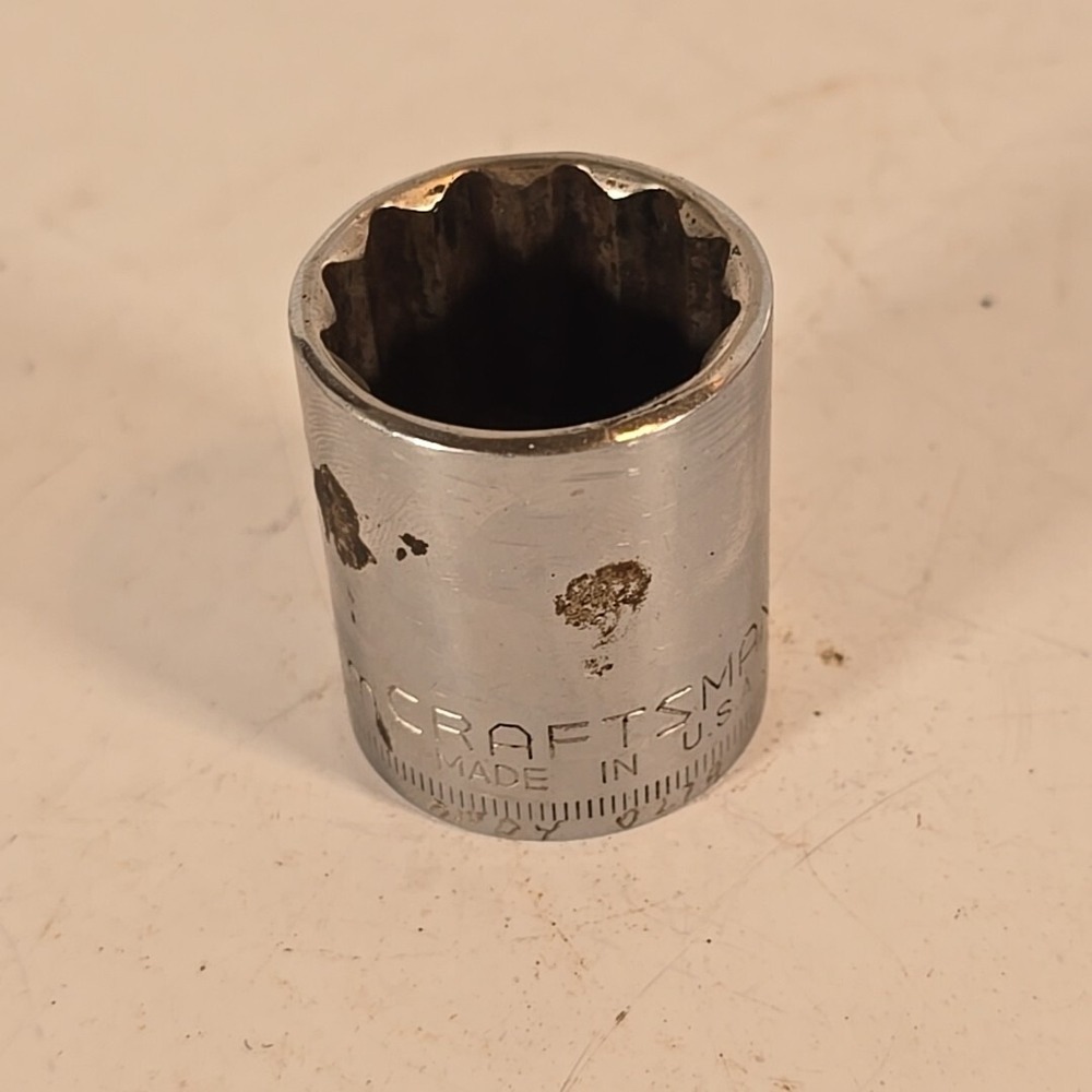 CRAFTSMAN TOOLS - 24mm Shallow Metric Socket,1/2" Drive,12pt 44242